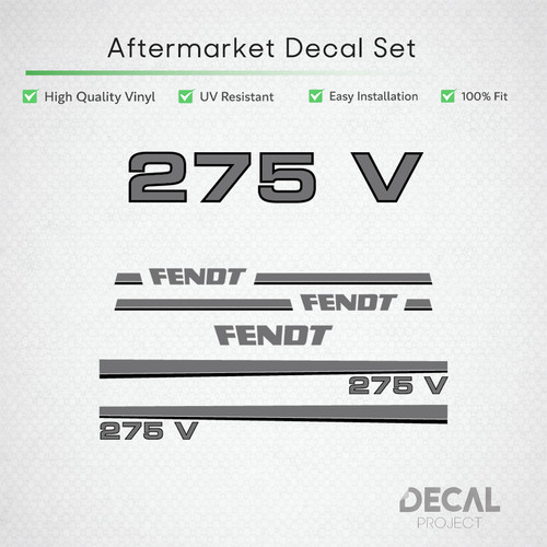 Fendt 275 decal kit - v,