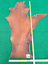 Lederrest Rinderflanke braun