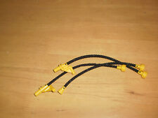 Lego Duplo Tankschlauch & Verlängerung schwarz / gelb 3 Stück