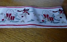 Borte, Stickereiborte mit Goldfäden 105 x 9 cm , Weihnachten