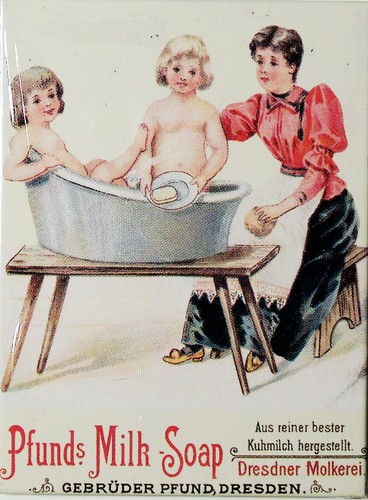 Magnetschild pfunds milk soap - magnetschild,