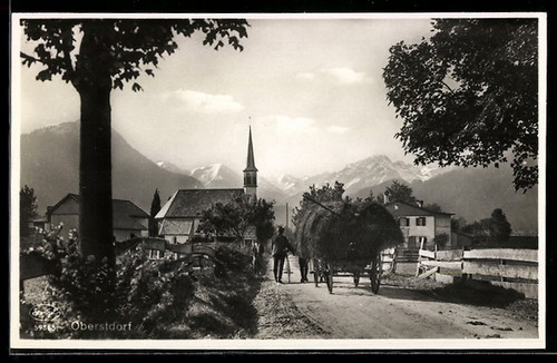 Ansichtskarte oberstdorf - ansichtskarte,