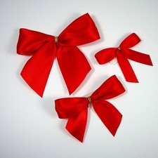 Deko-Schleifen Rot 250 Stück Rote Schleifen