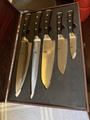 Seki damascus messer set - seki,