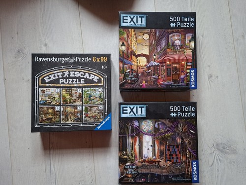 Puzzle ravensburger exit - 3x,