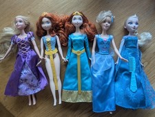 Barbie Puppen Sammlung Disney Elsa Merida Rapunzel Cinderella 
