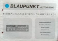 Blaupunkt Autoradio Bedienungsanleitung Nashville R 24