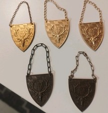 5x Trophäen Medaillen Jagd