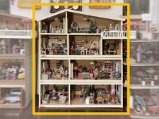 Lundby Puppenhaus mit mehreren Etagen voller Ausstattung