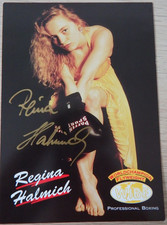 Autogramm deutsche Boxerin