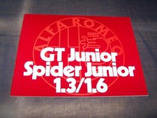 TOPRARITÄT Herrlicher Prestige Prospekt Alfa Romeo GT Spider Junior von 1973 !!!