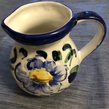 Krug-Vase 70er Jahre /  16 cm hoch — Mittelmeer-Keramik von Claudio Bernini