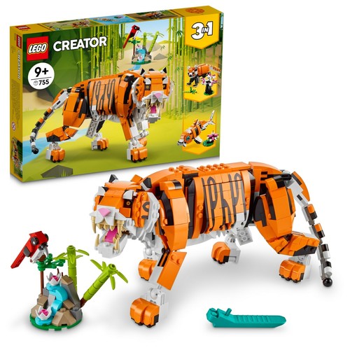 Majestätischer tiger lego - tiger,
