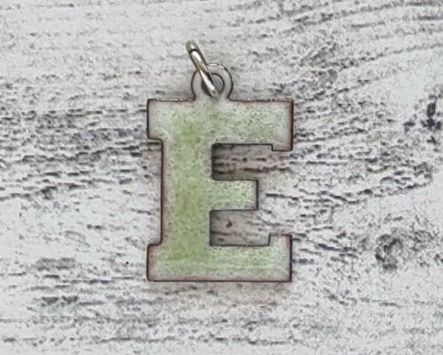 Emaille anhänger buchstabe - buchstabe, e