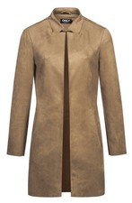 Only Damen Kunstleder Mantel