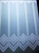 Scheibengardine  Zacken  2