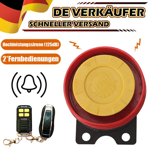 12v motorrad alarmanlage - 12v,