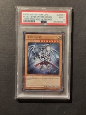 YUGIOH! - BLAUÄUGIGER WEISSER DRACHE - JMPR JP001 - PSA 9 - PROMO CARD