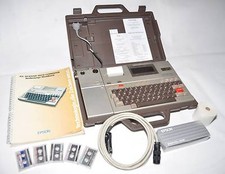 Epson HX-20 + Expansion Anleitung Ladekabel Papier Farbband Ex. Bundeswehr