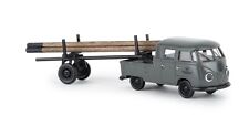 Brekina 32831 VW T1b Doka mit Nachläufer + Ladegut, DBP Fernmeldedienst NEU OVP