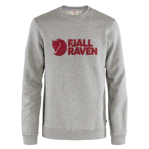 Fjallraven logo sweater - logo, grey