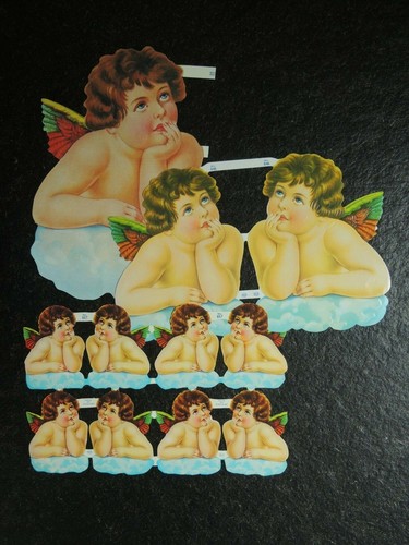 3bogen alte oblaten scraps - oblaten,