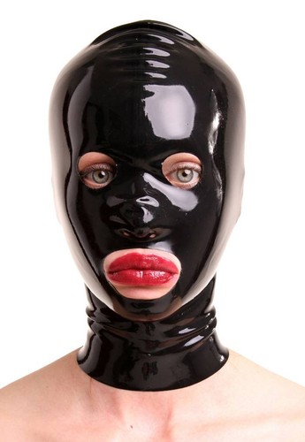 Anita berg latex maske mit - latex,