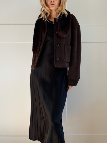Vintage pelz fell foulard - fell,