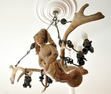 Lüsterweibchen um 1900 Holz