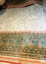 Bassetti gesteppte Tagesdecke COMO 41 beige Apricot 240/250cm Schondecke Neu XXL