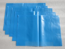 5x Neu DDR Buchumschlag Buchschoner Buchhülle Heftumschlag 15x21cm DIN A5 Blau