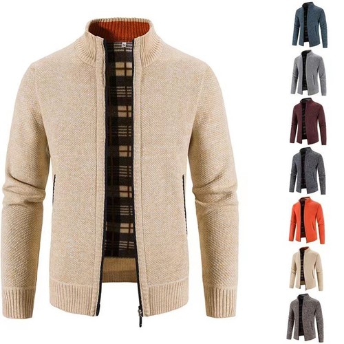 Stehkragen strickjacke mantel - stehkragen,