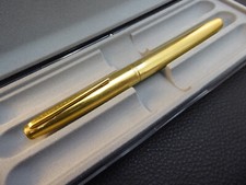 Waterman Watermans France Füller Vintage Double Lamine 18k Gold Nib Fountain Pen