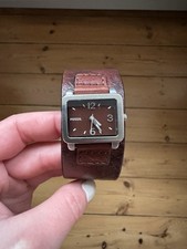 Fossil Armbanduhr braun