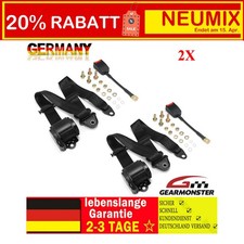 2x 3 Punkt Automatikgurt