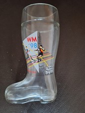 Bierglas / Bierstiefel / 0,5 Liter / Fußball-WM 1998/ Rarität