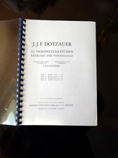 Noten Cello Dotzauer  Etüden Heft I