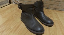 Shabbies Chelsea  Boots - Größe 39 - Farbe Braun - Nubukleder