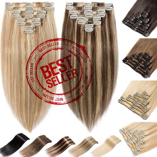 120g dick echthaar clip - 120g,