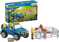 Schleich ® Dinosaurs 41464 Spielset Geländewagen mit Dino-Außenposten, NEU & OVP