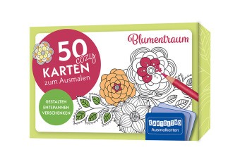Cozy karten zum ausmalen - karten,