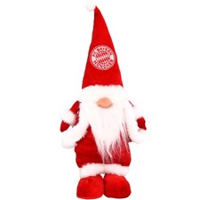 FC Bayern München Wichtel Weihnachtsmann stehend FC Bayern Dekoration Fanartikel
