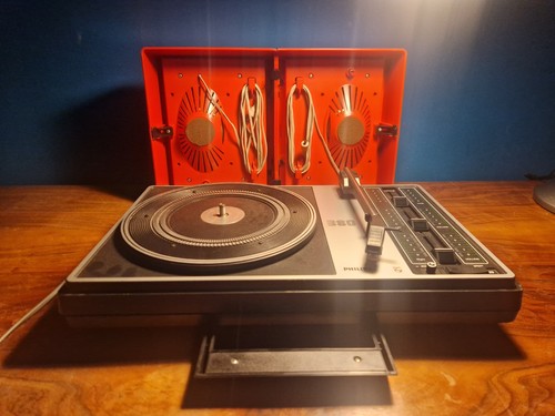 Philips kofferplattenspieler - philips,