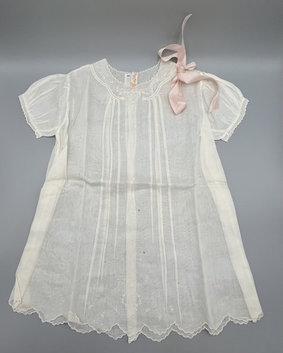 Antikes taufkleid leinen - taufkleid,