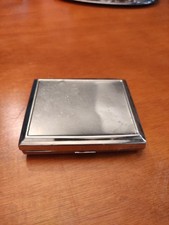 Altes Zigaretten Etui aus Blech Vernickelt? 10*8cm