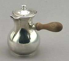 Egoiste Schokoladen Kanne 19. Jh Silber 950 Mini Moccakännchen Frankreich  (123)