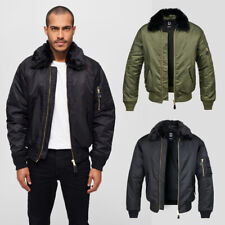 Brandit MA2 Jacket Fur Collar Herren Jacke Bomberjacke Fellkragen Fliegerjacke 