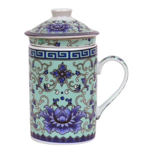 Teetasse 250ml deckel sieb - teetasse,