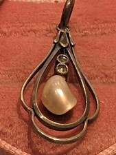 Women pendant 835 silver with