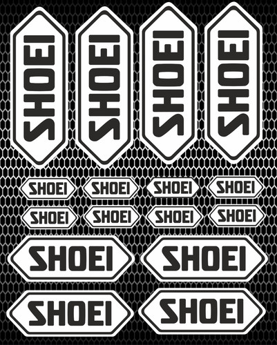 Shoei helm sponsor logo - helm,